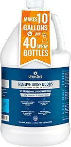 10X Concentrate Pet Urine Odor Eliminator (Makes 10 Gallons) for Artificial Grass/Turf & Outdoor Areas - Bio-Enzyme for Dog & Cat Urine - Kennels, Patios, Carpet - Made in USA