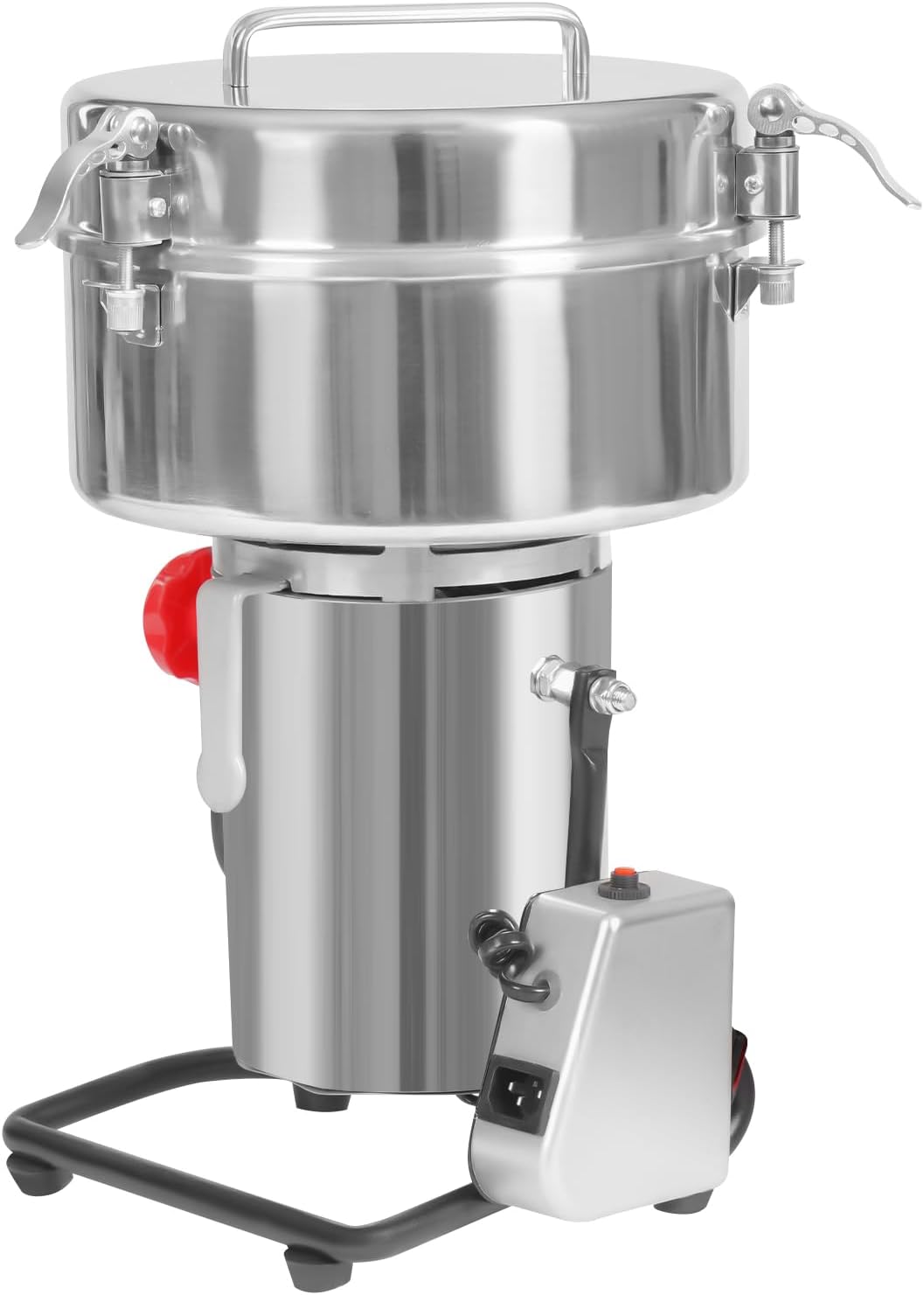 5000W Professional Grain Mill Grinder with Timing Function, 4500g Large Capacity Electric Dry Food Grinder, 50-300 Mesh Fine Powder Machine for Grain, Spices, Herbs, Commercial & Home Use