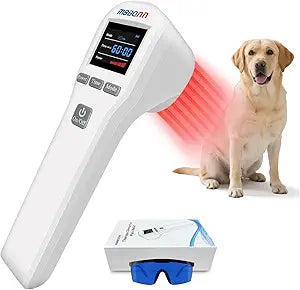 Cold Laser Therapy for Dogs 4x808nm and 16x650nm Veterinary Laser Therapy Machine, Red Light Laser Therapy for Pain Relief Arthritis Muscle Joints, Pet Laser Therapy at Home for Dogs, Cat and Horse