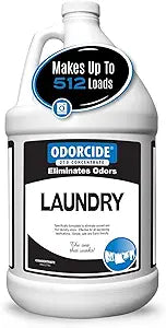 Odorcide â€“ 1 Gallon Concentrated Laundry Odor Eliminator for Strong Odor, All Laundry Uses â€“ Safe, Non-Enzymatic Odor Neutralizer â€“ Laundry Odor Remover for Smoke, Sweat & Pet Odors (1 Gal)