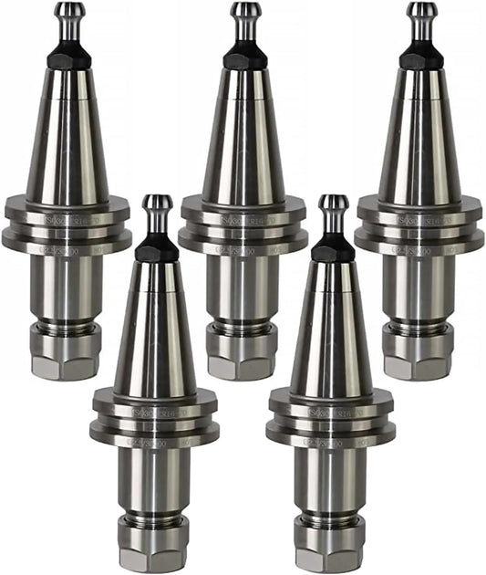 ISO30 ER16-70 Tool Holder Lathe Chuck Dynamic Balance G2.5 30000RPM CNC Machining Tools Collet With Pull Stud (5PCS)