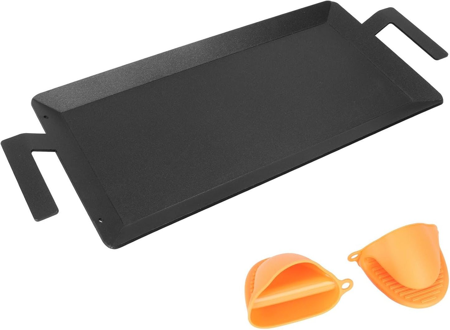 Carbon Steel Griddle - Professional Cookware Griddle Pan for Induction, Stove Top, Gas Grill, Cooktop, Electric and more, 24" x 10" NonStick Flat Top Griddle Plate Skillet, Indoor\/Outdoor Use