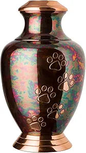 Arcadia Paws Series Pet Urn: Medium Raku