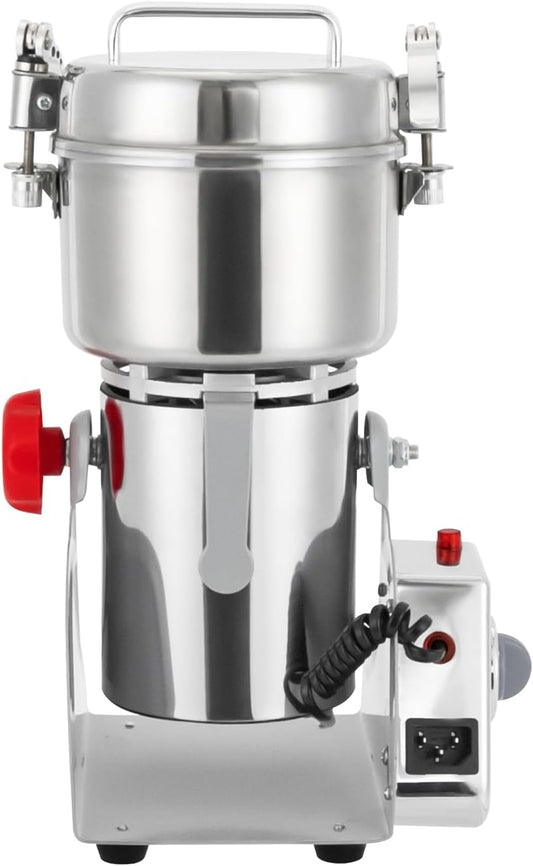 1000g/2.2 lbs Electric Grain Mill Grinder, 3600W Electric Grain Grinding Machine with Pouring Handle and Snap-on Lid, 30000 rpm High Speed Multi-function Grain Grinder for Herb Spice Cereals