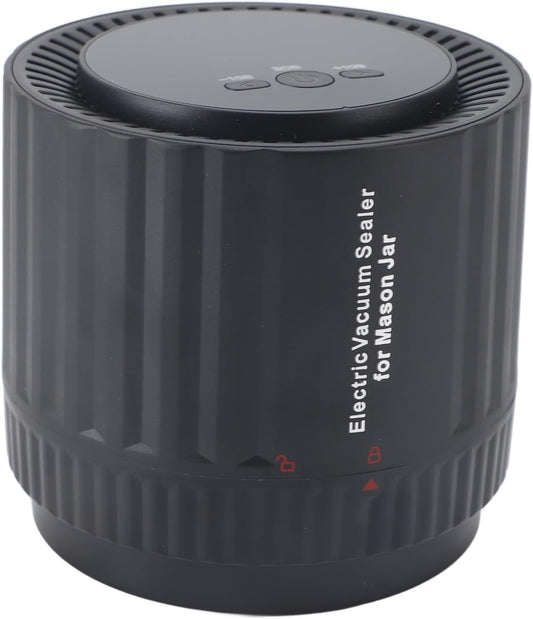 Jar Vacuum Sealer Rechargeable Jar Vacuum Sealer Kit with Regular and Wide Lids Electric Vacuum Sealing Machine Vacuum Can Sealer for Food Storage