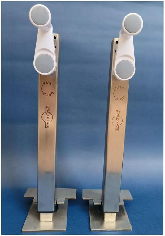 Quick-Lift Construction Jacks, Hand Lifting Jack Tool for Furniture Appliances and More, Lift Capacity 400 lbs, Pack of 2