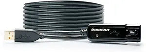IOGEAR USB 2.0 Booster Extension Cable, 39 Feet, GUE2118 , black