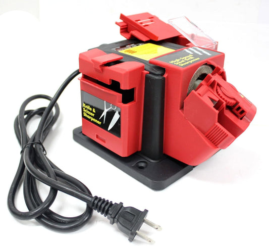 110V Universal Drill Bit Sharpener with Multifunctional Sharpening Station - Professional Knife, Chisel, and HSS Drill Electric Sharpening Machine 96W