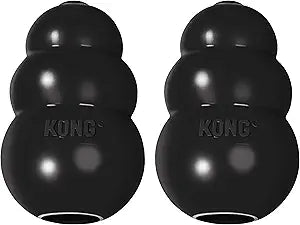 KONG Extreme Dog Toy - Fetch & Chew Toy - Treat-Filling Capabilities & Erratic Bounce for Extended Play Time Most Durable Natural Rubber Material - for Power Chewers - for X-Large Dogs (Pack of 2)
