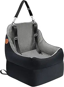 Pet Travel Car Seat for Dogs & Cats - Memory Foam Dog Booster Seats with Thick Cushion for Medium Dogs