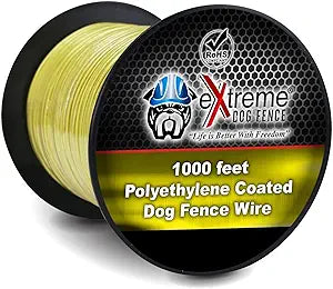 1000 Feet of 20 Gauge In Ground Electric Dog Fence Extreme Boundary Wire for Creating or Expanding Your Pet Containment Area