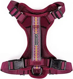 Wilderdog Lightweight Dog Harness with Reflective Straps - Medium - Huckleberry