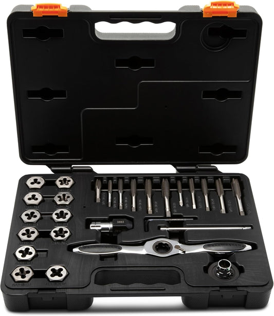 GEARWRENCH 27 Piece SAE Ratcheting Tap & Die Set | 82813