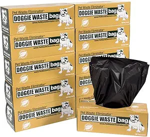 2000 Dog Poop Bags on Rolls - 50% Thicker, Leak-Proof & Opaque - Partially Made with Recycled Materials for Bulk Use, Parks, HOAs, Apartments
