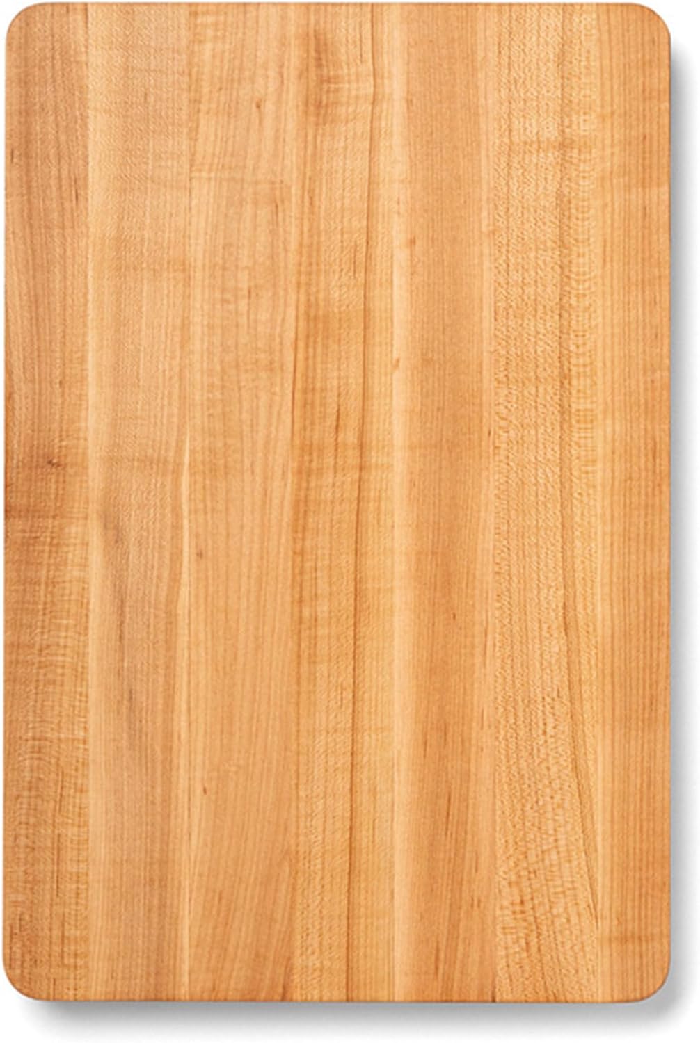 John Boos Chop-N-Slice Series Rectangular Wooden Maple Cutting Board 16\u201Dx10\u201D \u2013 1\u201D Thick, 4.5-lb Reversible Butcher Block with Eased Corners, Edge-Grain & Finger Grips \u2013 Made in the USA