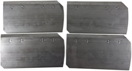 Genuine OEM Power Trowel Combo Blades 24" (set of 4) 5" x 9-1/4" Compatible with Multiquip-Whiteman, Wacker Neuson and Husqvarna Walk Behind Power Trowels C244, WX5925M6, SK241