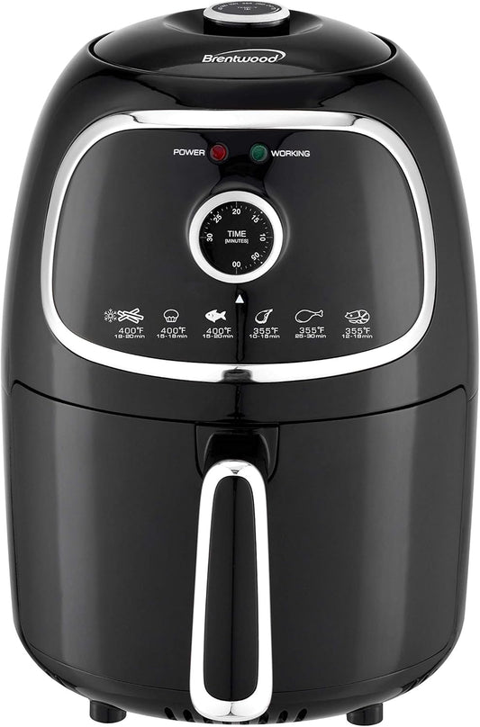2-Quart Small Electric Air Fryer with Timer and Temperature Control