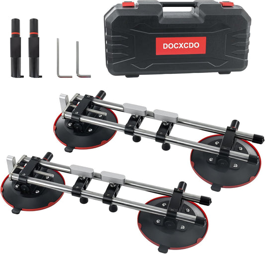 Seamless Stone Seam Setter,2 Pack Granite Seam Setter for Countertop Joining & Leveling Installation Tool for Tile，Granite, Stone, Marble, Slab(With 2 Replacement Air Pump)