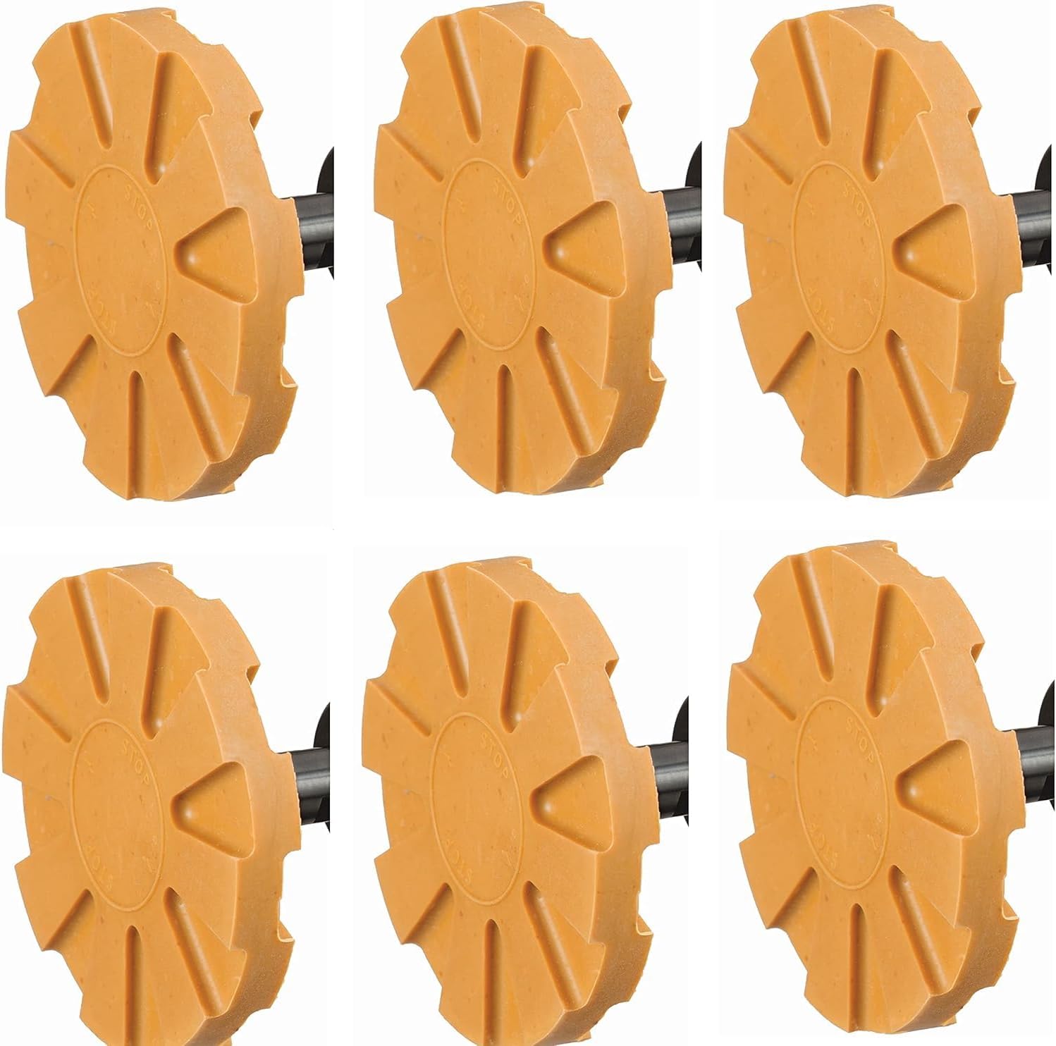 Ingersoll Rand 324-700-6 6 Eraser Wheel Pads for Ingersoll Rand 324 Series Adhesive Removal Tool