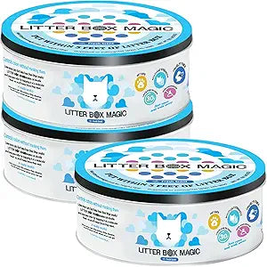 Cat Deodorizer Jar (16 Oz, Pack of 3) Fresh Scent - Air Freshener for Pet Smells from Litter Box - Odor Removing Litterbox Gel In A Jar - Odor Eliminator to Freshen Air