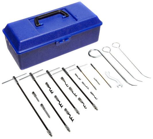 Palmetto 1116 Packing Extractor Set, Includes: (2) Model 1101, (2) 1102, (1) 1107, (1) 1108, (1) 1113, (1) 1114, (1) 1115, (1) Wrench, (1) Toolbox