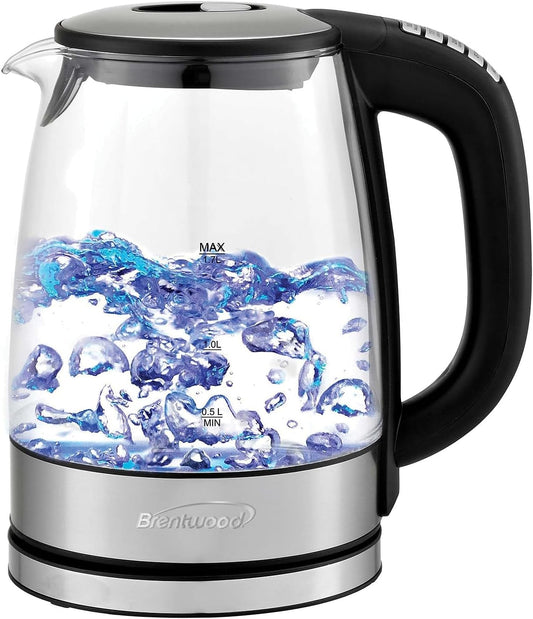 Brentwood KT-1982DBK Electric Kettle, standard, Black