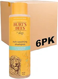 Burt's Bees for Pets Itch Soothing Shampoo with Honeysuckle, 95% Natural Origin Formulas, Dog Cleanser Wash for Itchy Dogs, Skin Relief, 16 oz