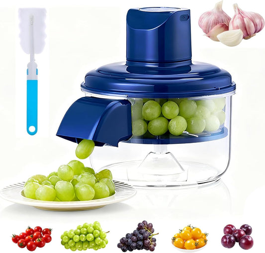 Electric Grape Peeling Machine, Garlic Peeler Machine, Automatic Fruit And Vegetables Peeler Skin Remover Tool for Small Fruits