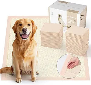 Gardner Pet Disposable Puppy Pads XL, 28"x34" Super Absorbent & Leak-Proof Full Edge-Wrapping Dog Training Pads, Extra Thick Potty Pads, 50 Count