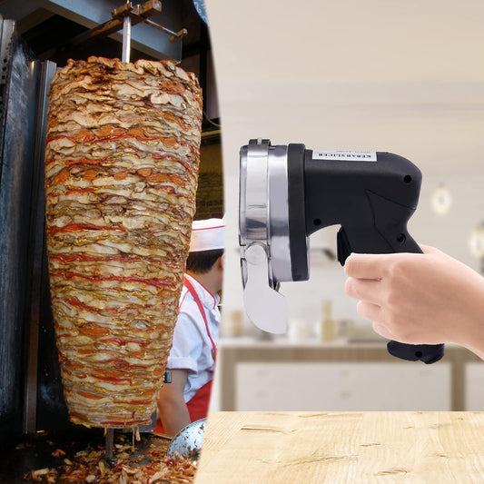 Professional Kebab Slicer Electric Shawarma Doner Kebab Meat Slicer Gyros Cutlery Catering