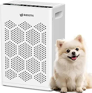 DAYETTE Air Purifiers for Home Large Room Up to 2400 FtÂ² with Washable Pre-Filter, H14 HEPA Air Filter, Air Quality Monitor, Pet Mode Sleep Mode for Allergies, Pet Hair in Bedroom, Living Room, Office