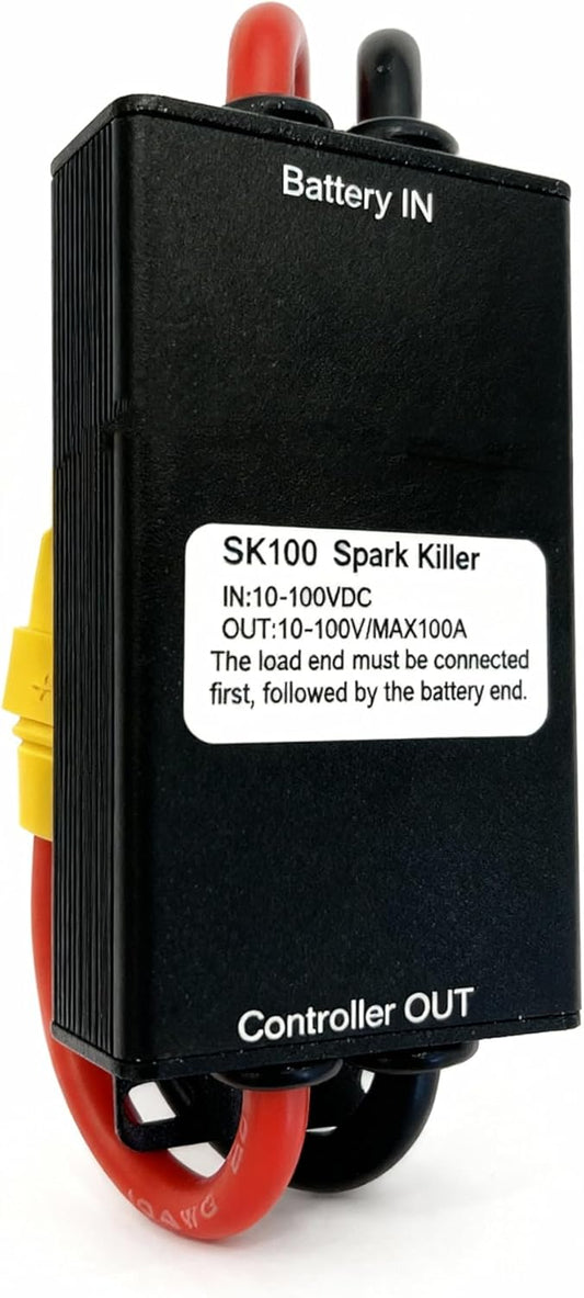 Spark Killer for Electric Motorcycle Anti-Spark for Electric Mobilities Prevent Ignition 100V/100A