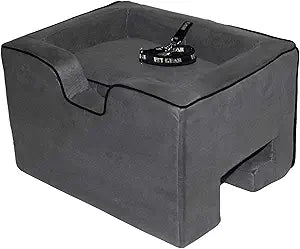 Pet Gear Lookout Booster Car Seat, Removable Comfort Pillow, Safety Tether Included, Installs in Seconds, No Tools Required, 3 Colors