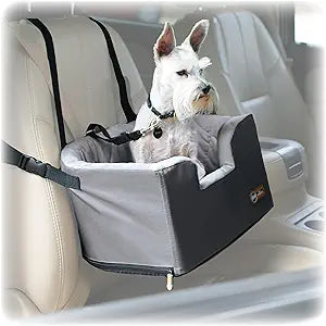 K&H Pet Products Hangin' Bucket Booster Toy Breed Dog Car Seat Gray 16 X 14.5 Inches