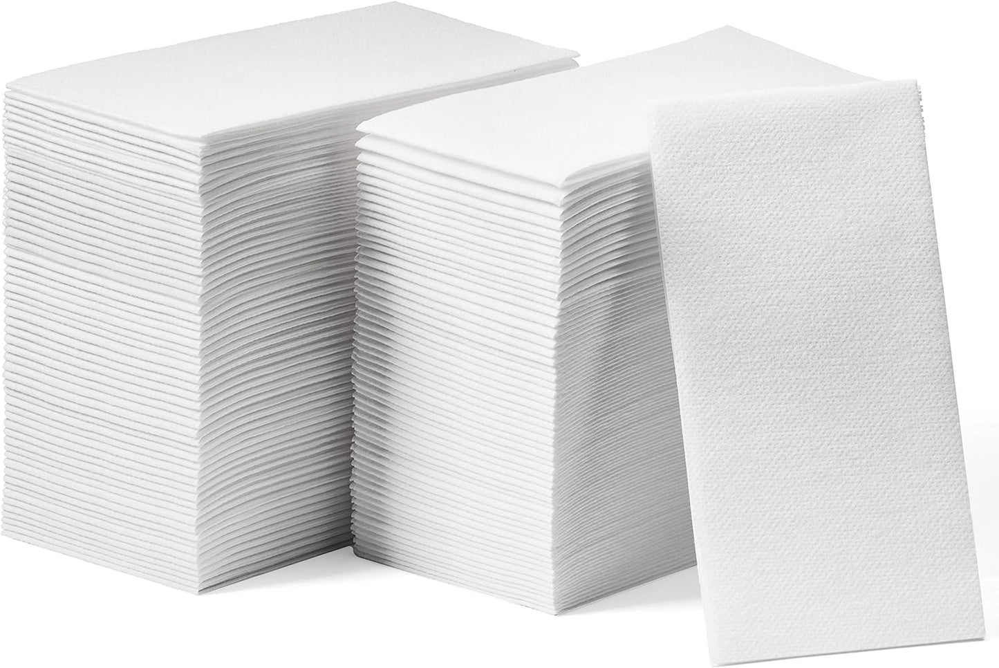 200-Pack Lintext Disposable Linen-Feel Guest Towels - 12" x 17" Cloth-Like Hand Towels - Made In USA, Soft And Absorbent Paper Napkin For Bathroom, Kitchen, Or Event