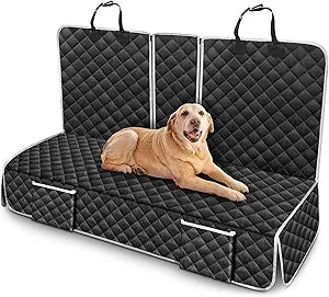 Dog Car Seat Cover Compatible with Nissan Rogue Altima Sentra Kicks Murano Maxima Versa Back Seat Accessories, Waterproof Pet Bench Backseat Covers with Non-Slip Backing 2000-2026