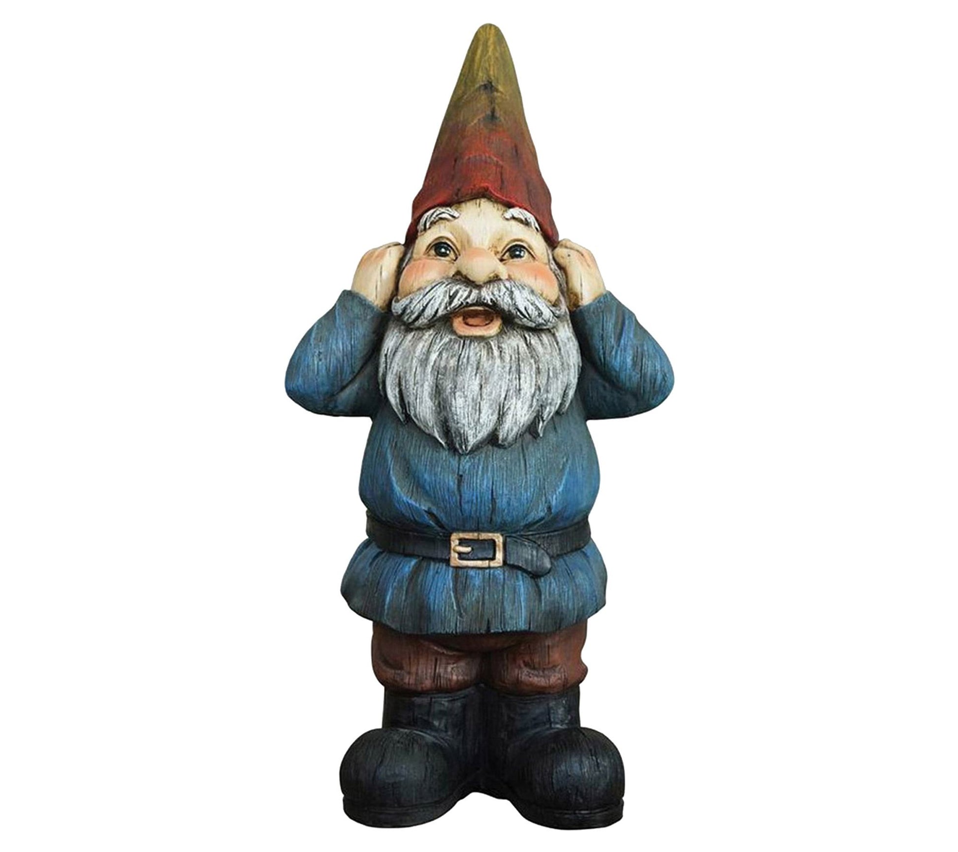 "Hear No Evil" Resin Gnome by Santa's Workshop
